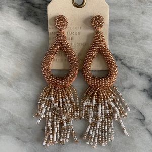 Anthropologie Beaded Earrings
